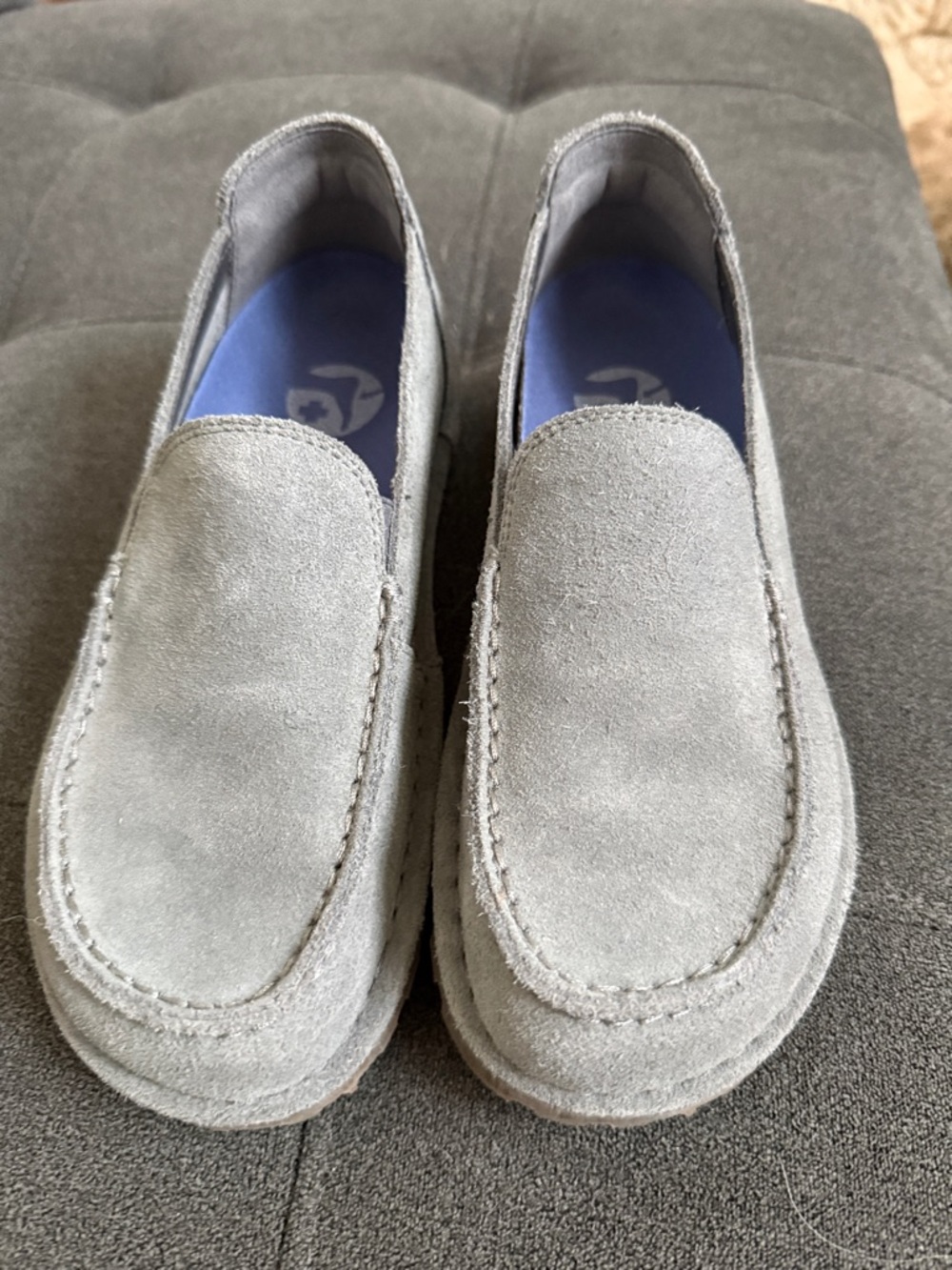 Gray Suede Utti Slip-On Loafers - Men/Women
